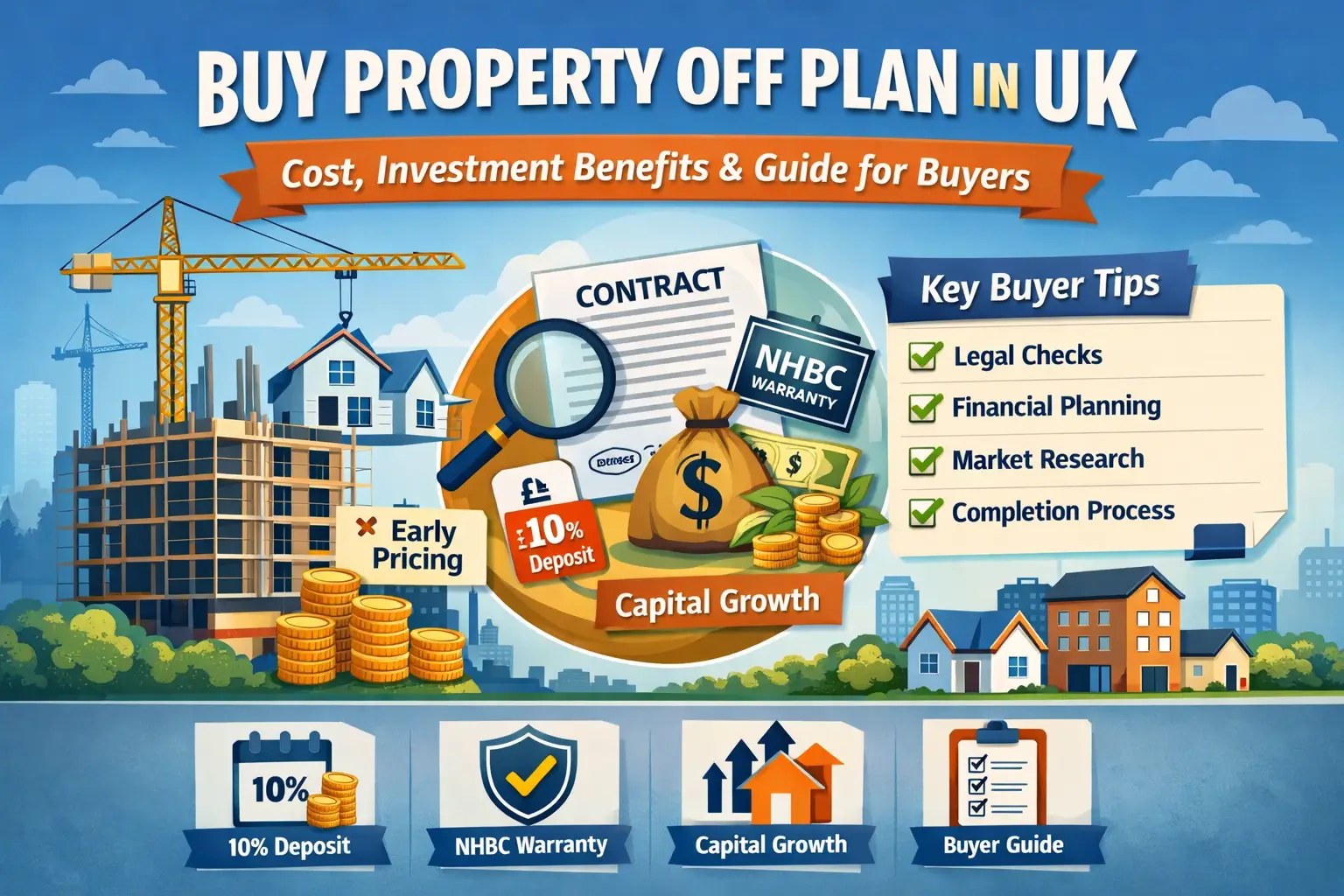 Buy Property Off Plan in UK: Cost, Investment Benefits, and Guide for Buyers