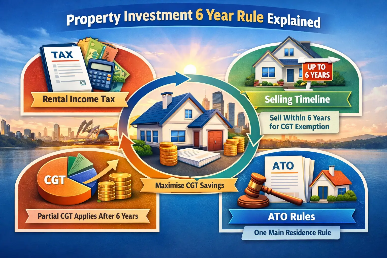 投资物业六年规则详解：租金收入、出售、资本利得税及澳大利亚税务局规定- estateagentpower.com