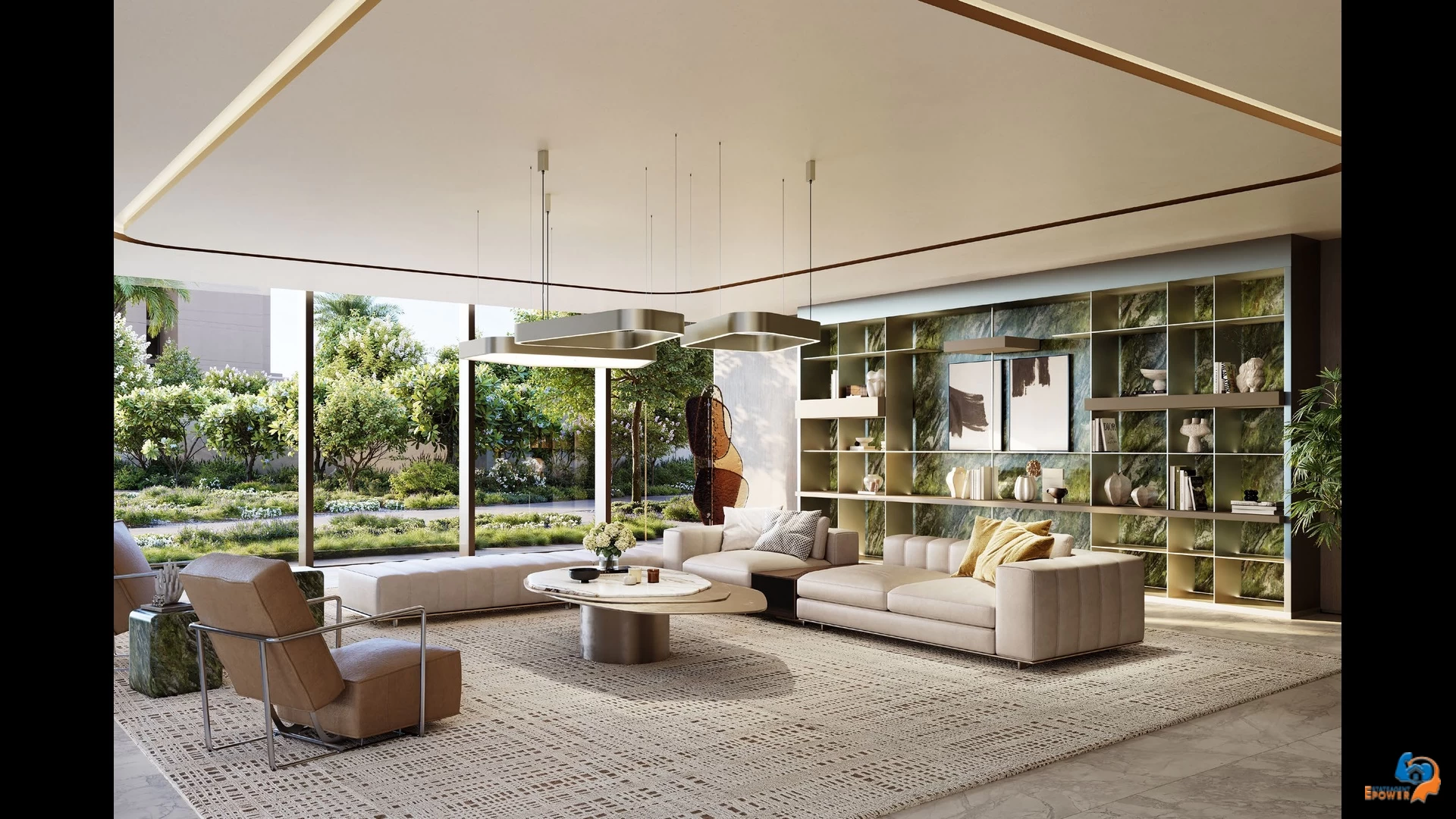Thoughtfully Designed 2-BR plus Maid With Exceptional Space and Flow
